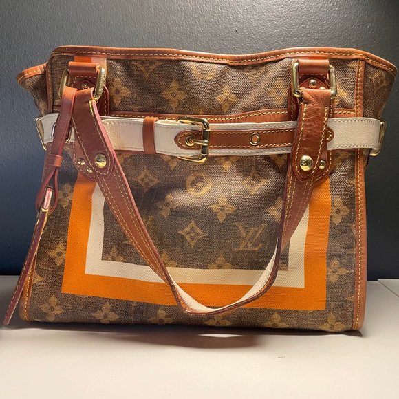 VINTAGE LOUIS VUITTON Tisse Rayures tote bag M56386 - Limited edition - Picture 2 of 12